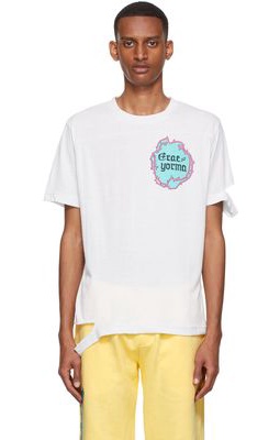 Vyner Articles Off-White Recycled Polyester T-Shirt