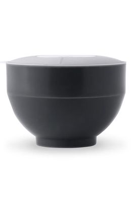 W & P Design Personal Popcorn Popper Microwave Bowl in Charcoal