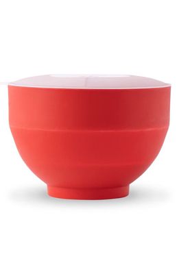 W & P Design Personal Popcorn Popper Microwave Bowl in Red