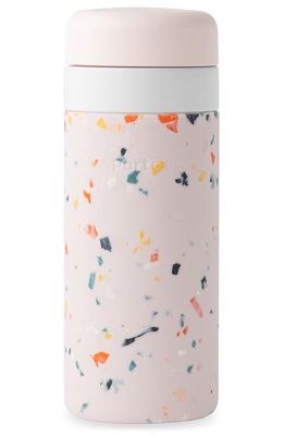 W & P Design Wide Mouth Insulated Water Bottle in Terrazzo Blush