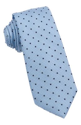 W.R.K Classic Dot Silk Tie in Blue