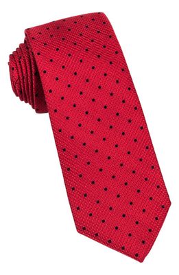 W. R.K Classic Dot Silk Tie in Red