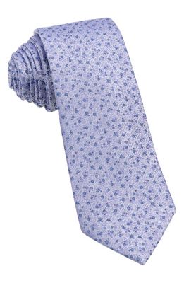 W.R.K Mini Floral Silk Tie in Lavender