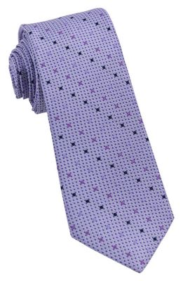 W.R.K Multi Dot Silk Tie in Lilac