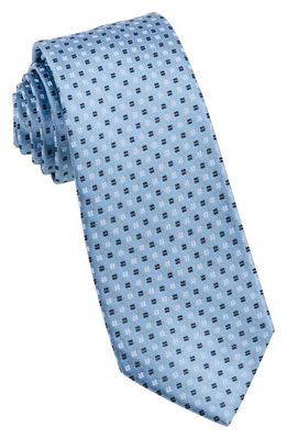 W.R.K Neat Silk Tie in Blue