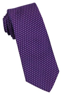 W. R.K Neat Silk Tie in Purple