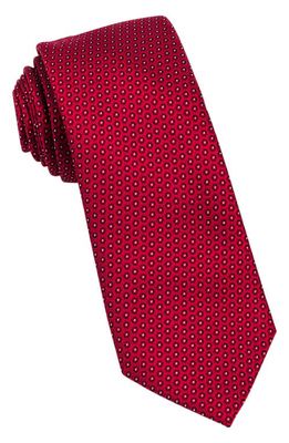 W.R.K Neat Silk Tie in Red
