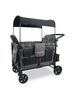 W4 Elite 4-Seater Stroller Wagon - Charcoal Gray