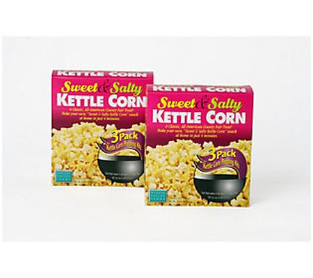 Wabash Valley Farms Kettle Corn Popping Kit - S et of 6