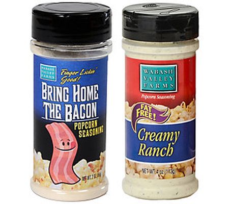 Wabash Valley Farms Ranch & Bacon Popcorn Seaso ning Set