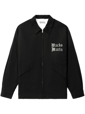 WACKO MARIA embroidered bomber jacket - Black