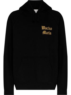 Wacko Maria Guilty Parties-print hoodie - Black