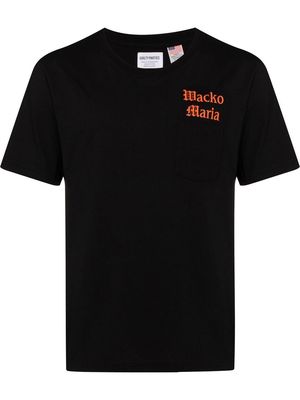 WACKO MARIA slogan-print round-neck T-shirt - Black