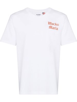 WACKO MARIA slogan-print round-neck T-shirt - White