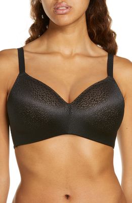 Wacoal Back & Side Smoothing Wirefree T-Shirt Bra in Black