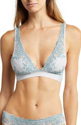 Wacoal Embrace Lace Wire Free Bralette in Micro Chip/Tourmaline