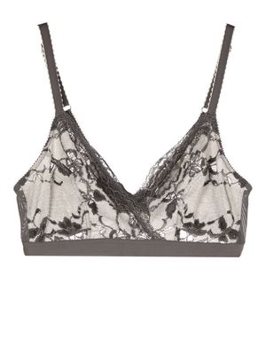 Wacoal Inky floral-lace bralette - Grey