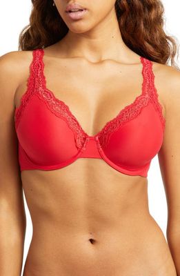 Wacoal Softly Styled Underwire Bra in Barbados Cherry