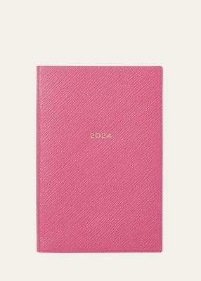 Wafer Pink 2024 Weekly Diary With Pocket