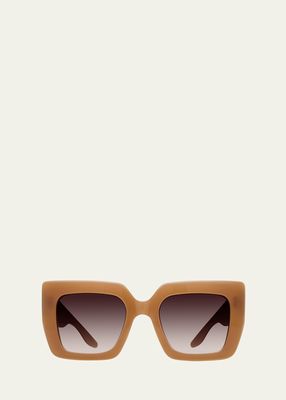 Wailua Camel Zyl Butterfly Sunglasses