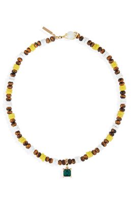 Wales Bonner Dream Necklace in Yellow Multi