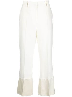 Wales Bonner Harmony straight-leg wool trousers - White
