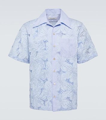Wales Bonner Highlife floral cotton-blend bowling shirt