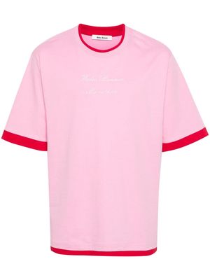 Wales Bonner Marathon organic cotton T-shirt - Pink