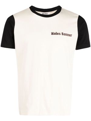Wales Bonner Morning organic-cotton T-shirt - Neutrals