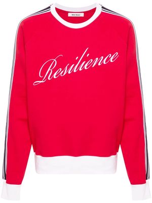 Wales Bonner Resilience organic cotton sweatshirt - Red
