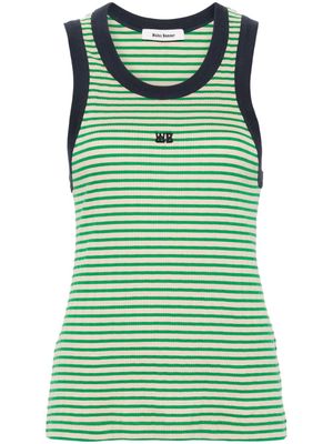 Wales Bonner Sonic striped tank top - Neutrals