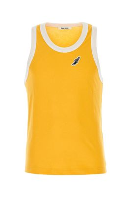 Wales Bonner Yellow Cotton Abebe Tank Top