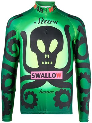 Walter Van Beirendonck Alien jersey cycling top - Green