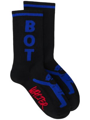 Walter Van Beirendonck BOT/TOM socks - Black
