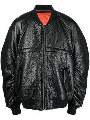 Walter Van Beirendonck Cercle bomber jacket - Black