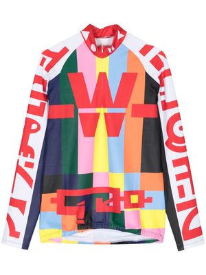 Walter Van Beirendonck Cosmic Dancer graphic-print top - Red