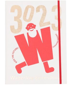 Walter Van Beirendonck graphic print 12-month planner - White