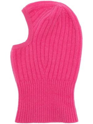 Walter Van Beirendonck knitted wool balaclava - Pink