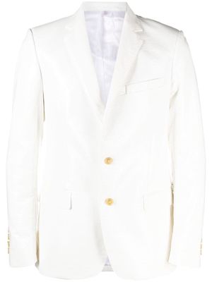 Walter Van Beirendonck single-breasted tailored blazer - White