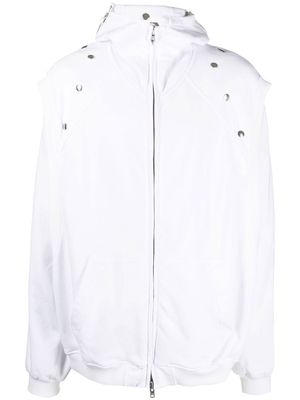 Walter Van Beirendonck Star zip-fastening hoodie - White