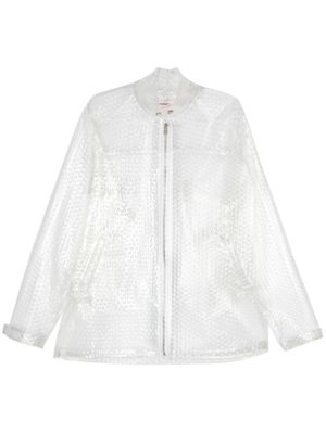Walter Van Beirendonck transparent-design jacket - Neutrals