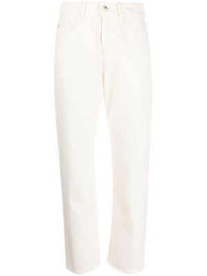 Wandler cropped cigarette trousers - Neutrals