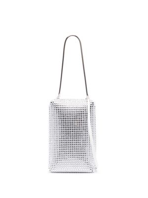 Wandler crystal-embellished crossbody bag - White