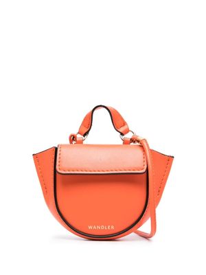 Wandler Hortensia leather mini bag - Orange