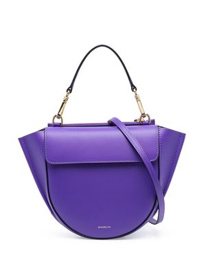 Wandler Hortensia leather tote bag - Purple