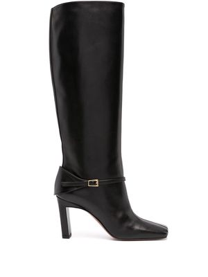 Wandler Isa 85mm square-toe boots - Black