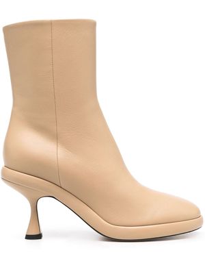 Wandler June leather boots - Neutrals