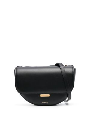 Wandler logo-detail leather satchel bag - Black