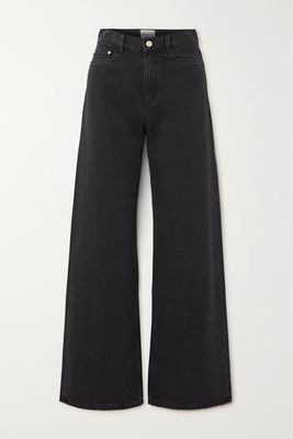 Wandler - Magnolia High-rise Wide-leg Jeans - Black