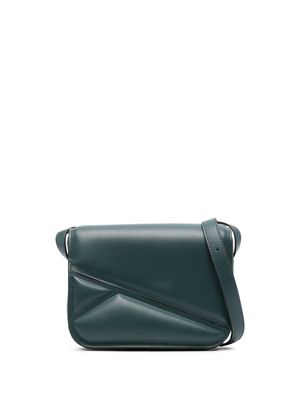 Wandler medium Oscar Trunk leather bag - Green